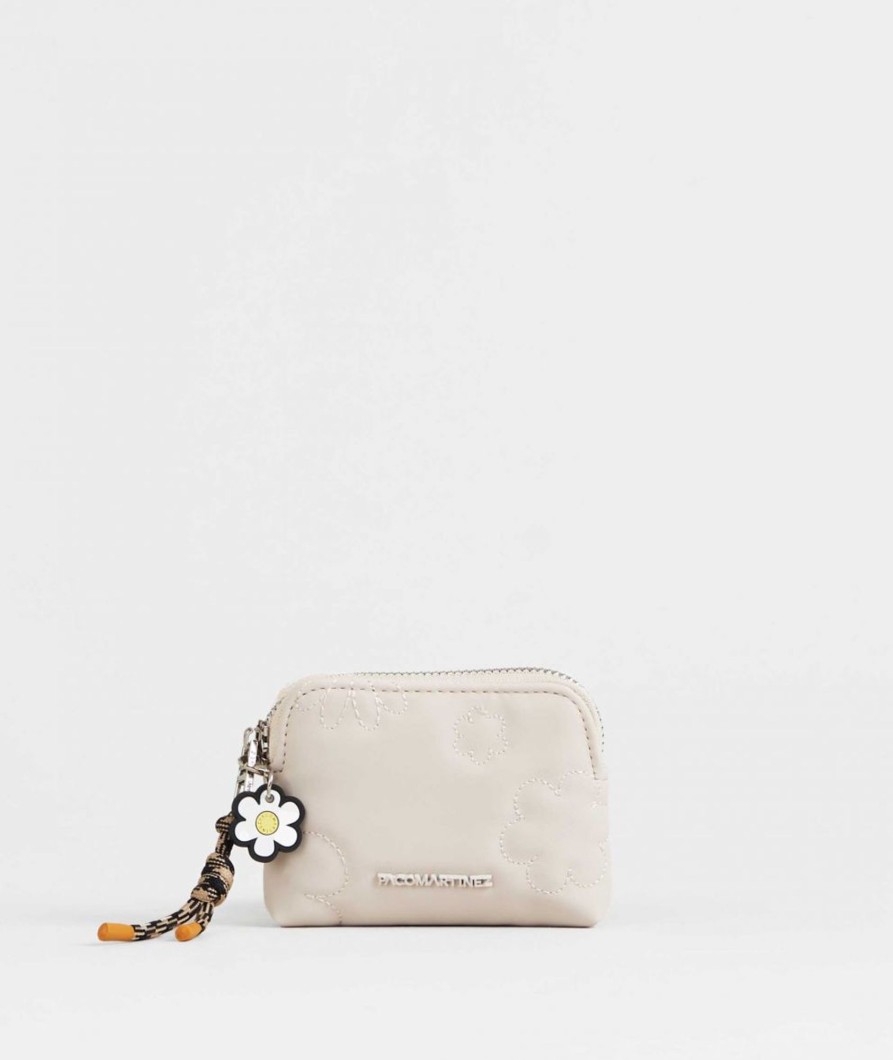 Carteras PACOMARTINEZ  | Monedero Grabado Flores