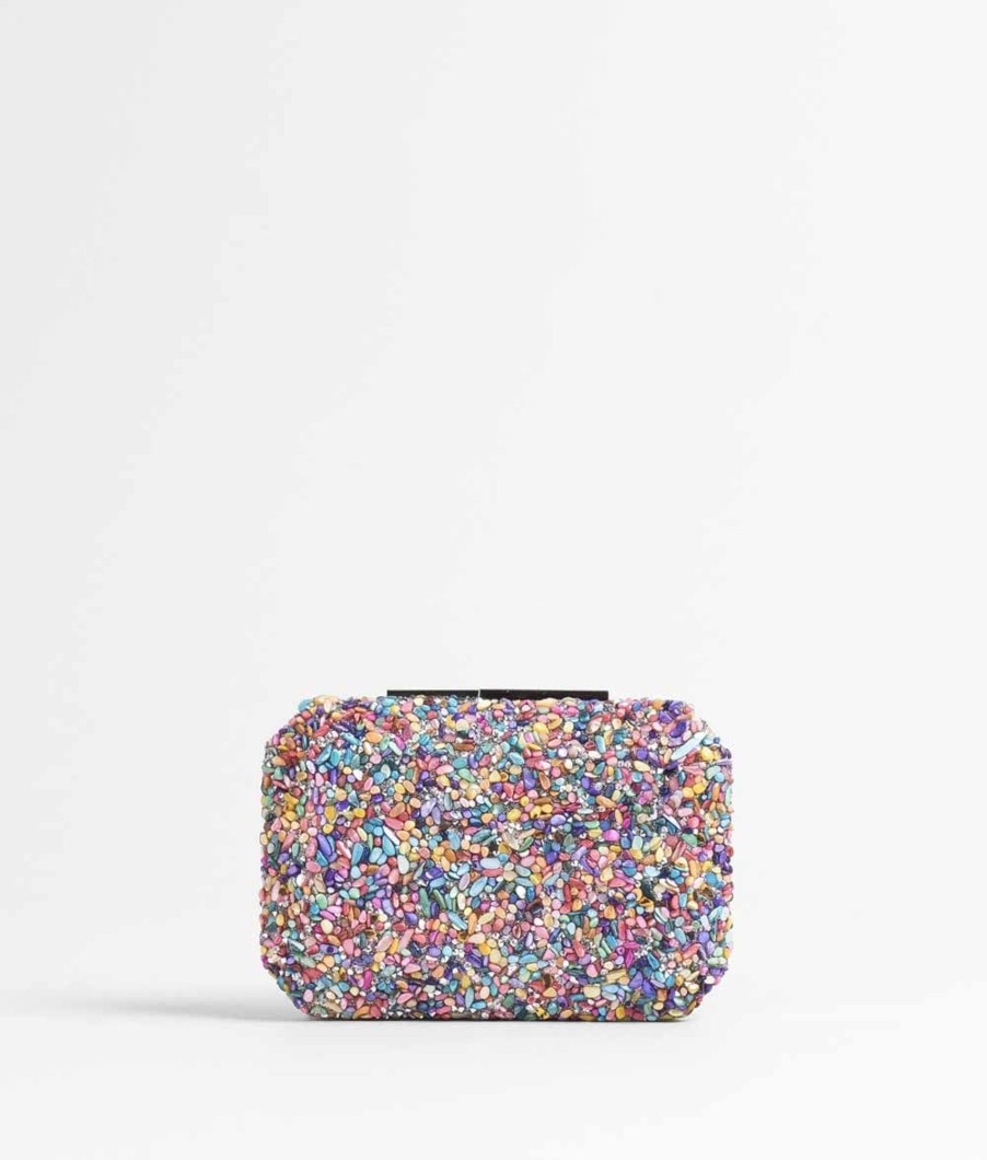 Bolsos PACOMARTINEZ  | Bolso Clutch Pedreria Multicolor